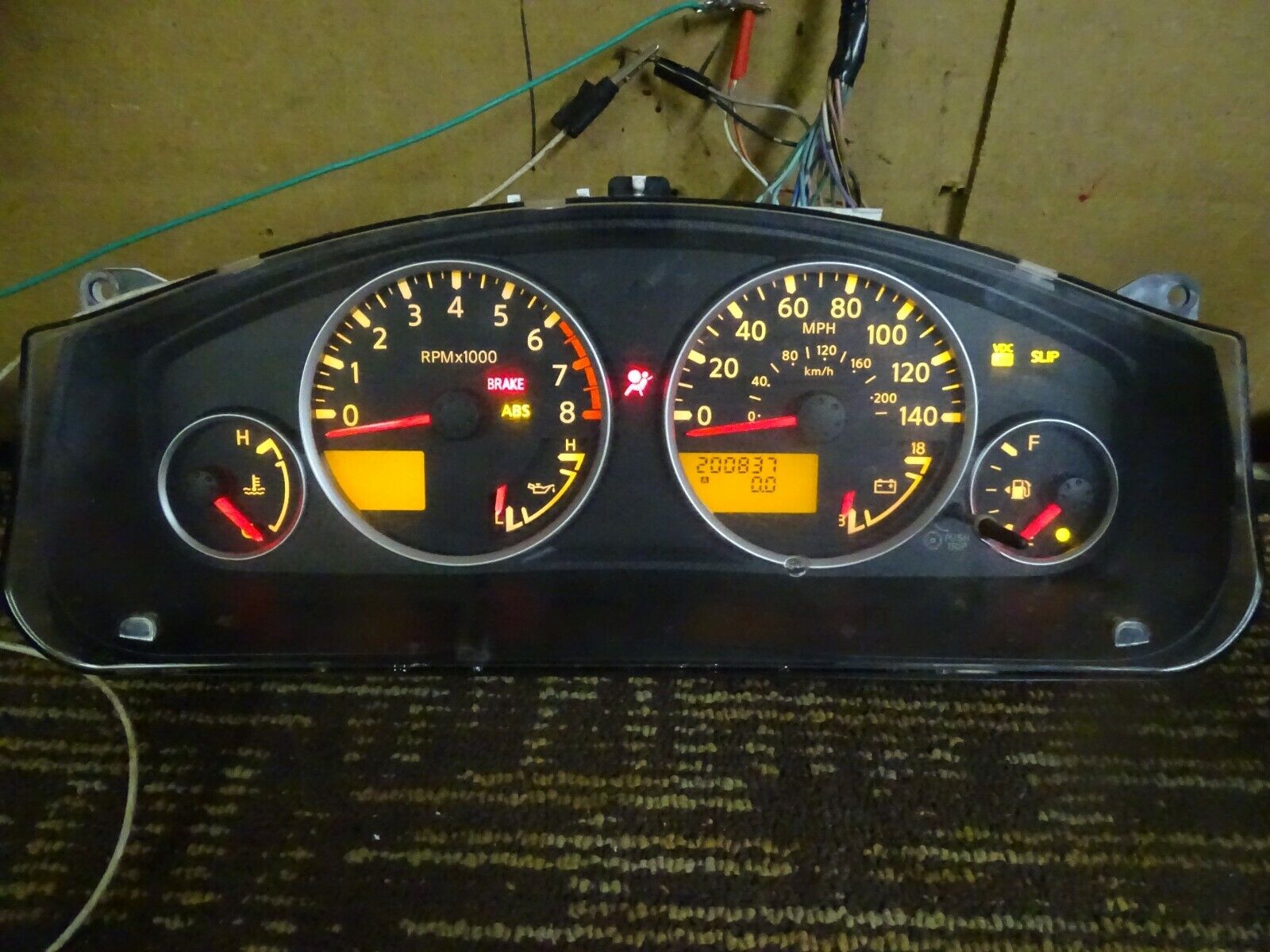 08 2008 Nissan Pathfinder Speedometer Instrument Cluster 08 2008 Nissan Pathfinder Speedometer Instrument Cluster