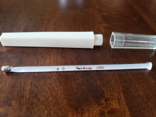 Vintage B D and Hygrade Glass Fever Thermometers