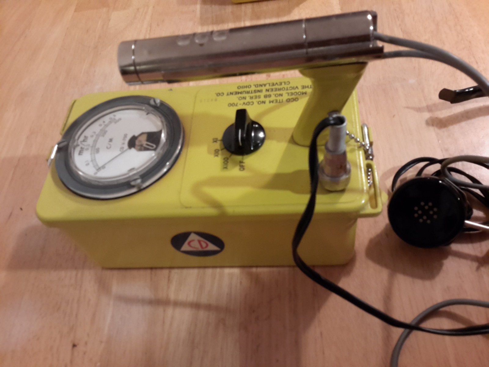 VINTAGE CIVIL DEFENSE CD V-777-1 SHELTER RADIATION DETECTION KIT