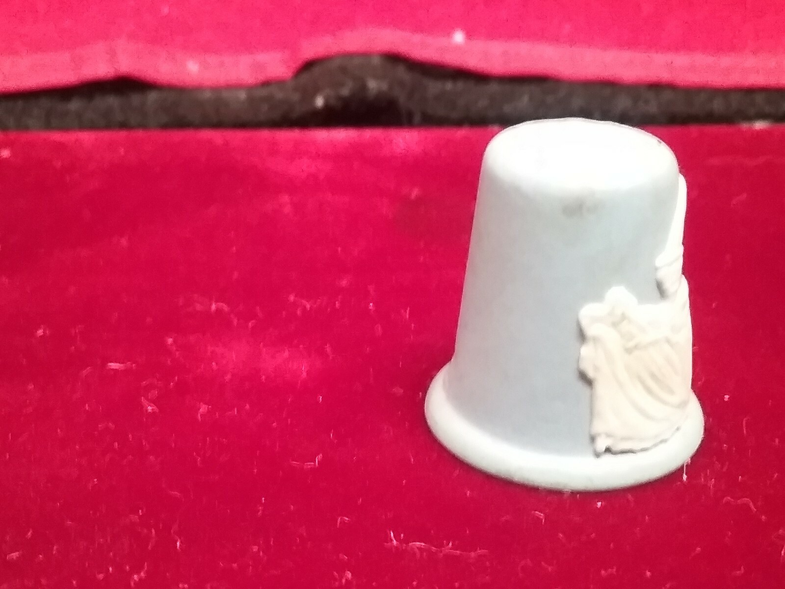 Wedgwood Jasperware Fairy Tale Thimble Sleeping Beauty England