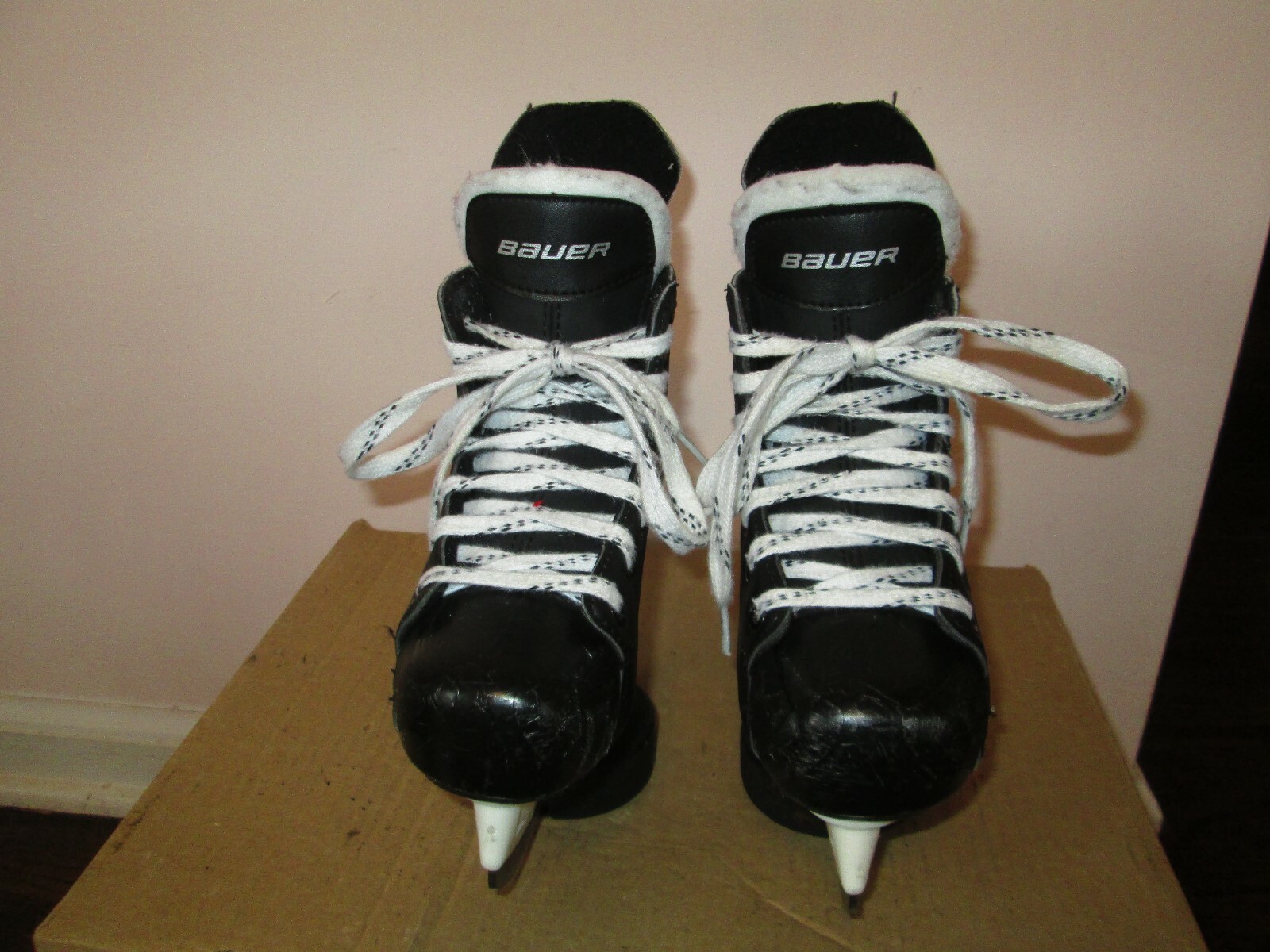 BAUER SUPREME ONE.4 JR HOCKEY SKATES SZ Y13R TUUK LIGHTSPEED PRO BLADES-ONLY Y13