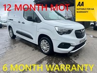 2022 Vauxhall COMBO CARGO 2300 1.5 Turbo D 100ps H1 Sportive Van PANEL VAN Diese