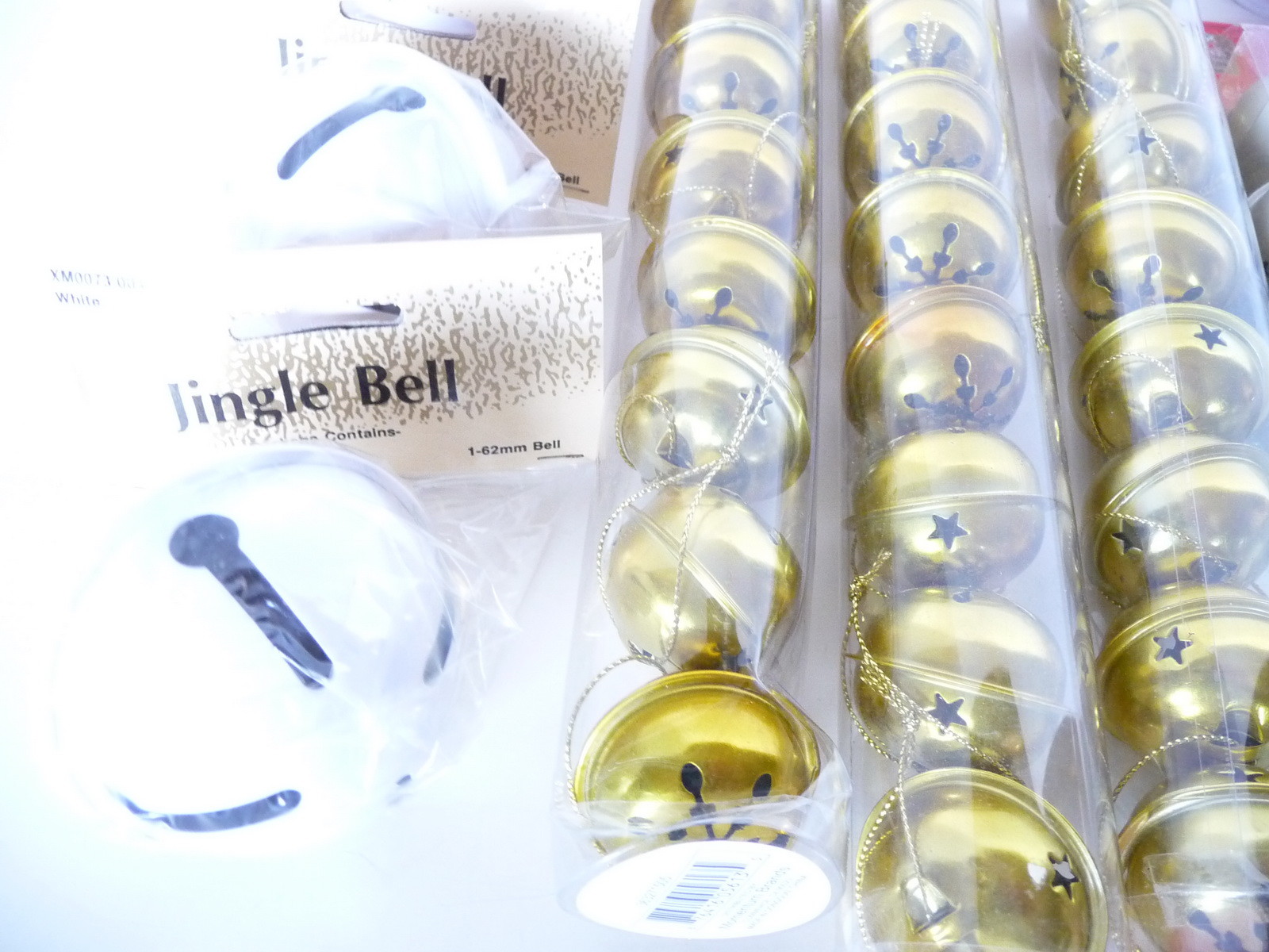 Large Lot Metal Christmas Jingle Bells 2 1/2