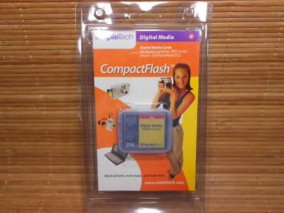 SimpleTech 256MB Compact Flash I Card - STI-CF/256 ~ New in Package