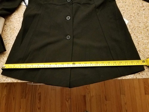 Motherhood Maternity Blazer SZ S Black Button Business Career Long Sleeve