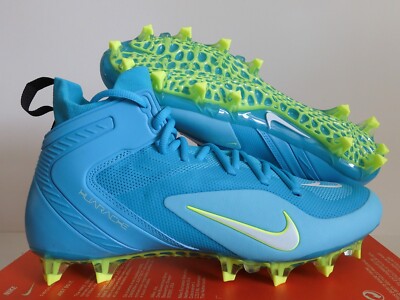 NIKE ALPHA HUARACHE 8 ELITE LAX ''LACROSSE'' TURQUOISE BLUE SZ 9 [CW4440-400]