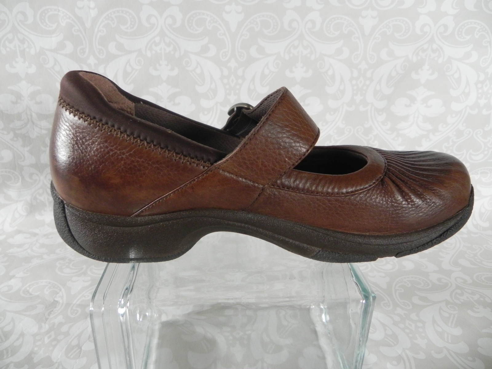 Dansko Women's Brown Mary Janes Size 41 Buckle Fasting Leather Upper