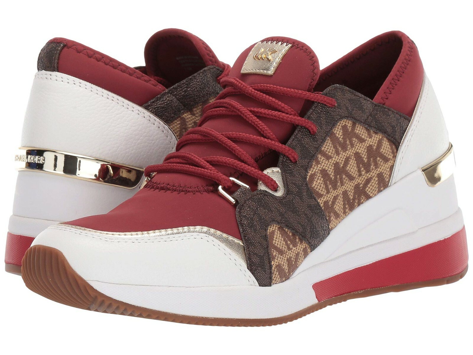 michael kors liv trainer signature logo sneakers