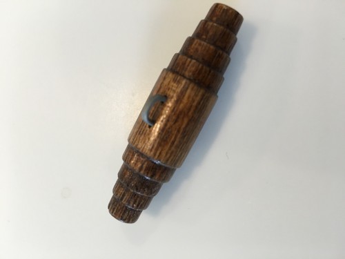 New 1.75" Wooden Toggle with metal shank buttons - 12 Pieces