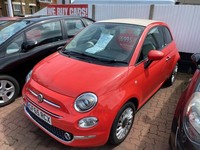 2015 Fiat 500 1.2 Lounge 2dr CONVERTIBLE Petrol Manual
