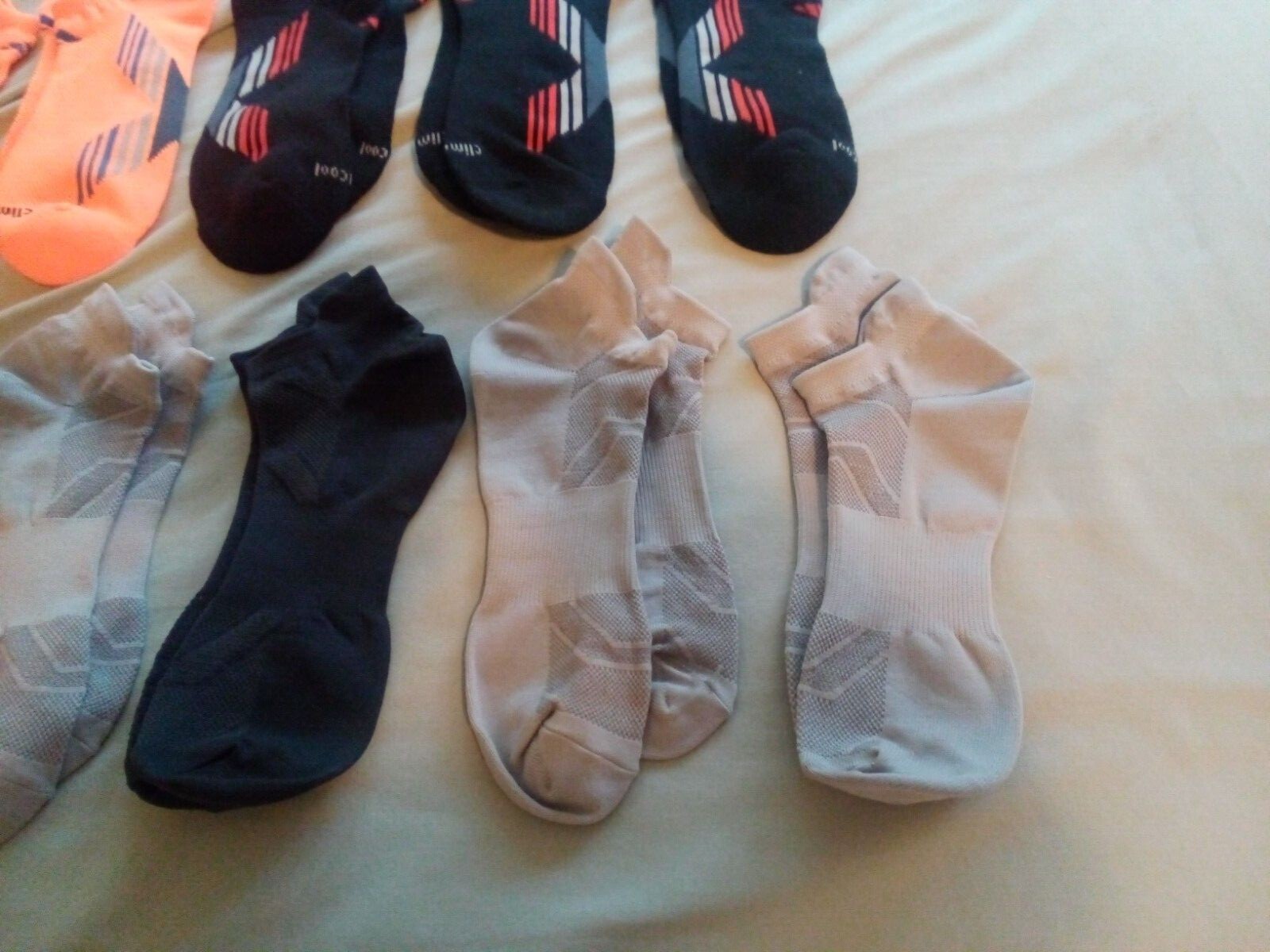 No-Show Running Socks: 12 New Pairs of Adidas, Puma, Saucony, Finish Line (NWOT)
