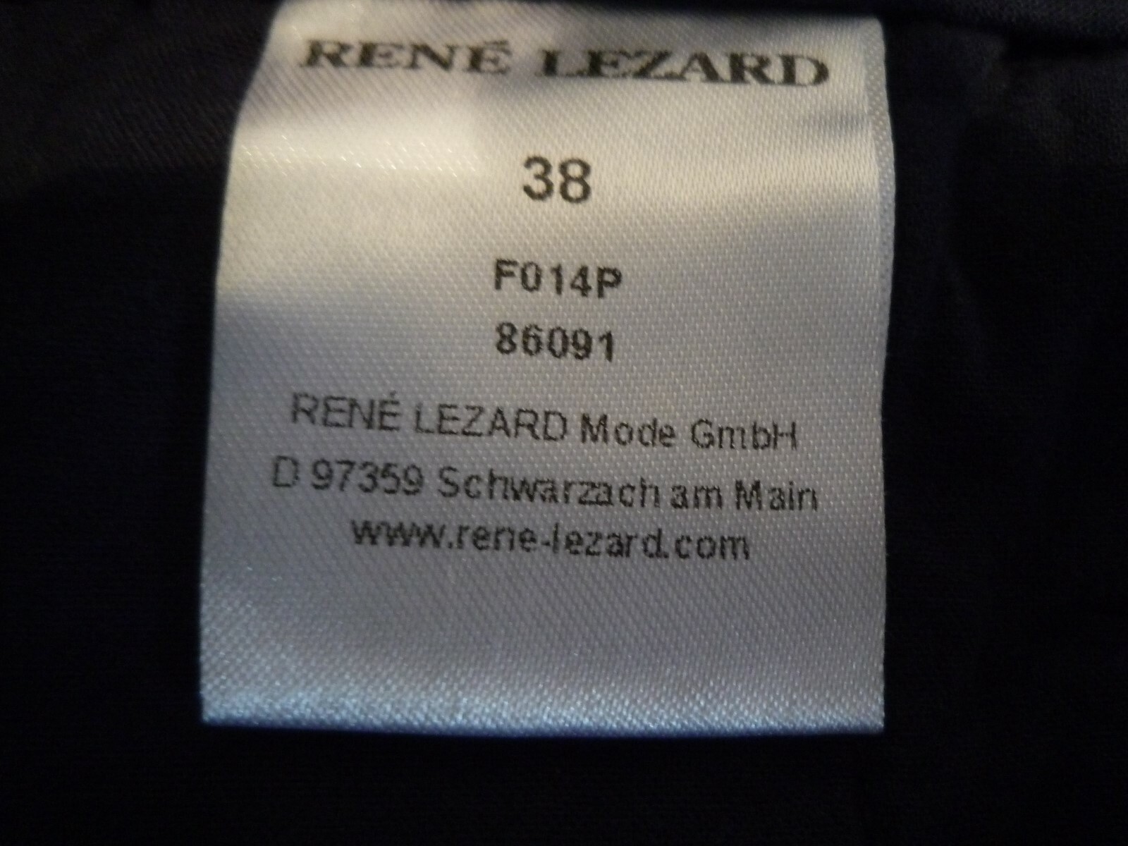 Elegante Chino-Hose Lezard Gr. 404244 Dunkelblau
