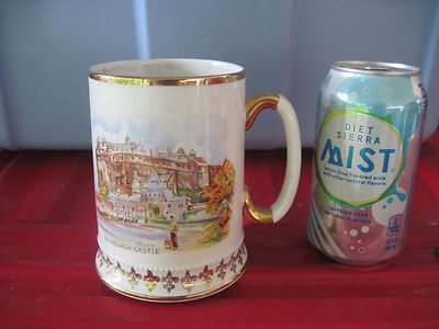 Arthur Wood EDIBURGH CASTLE Porcelain Stein..Made in England..4 3/4