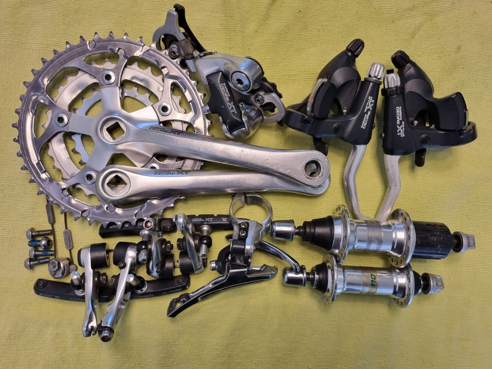 Shimano Deore XT m737 Group Crank, Shifters, Derailleurs