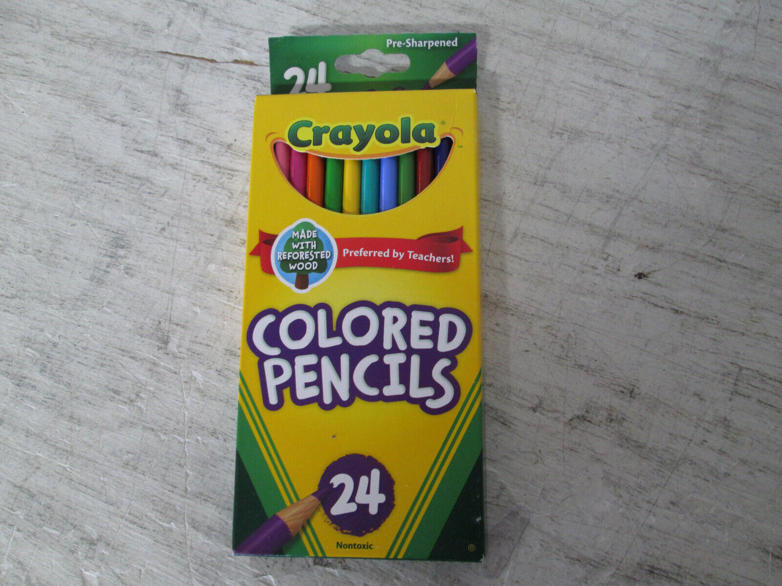Crayola Color Sticks Woodless Pentagon Colored Pencils, Assorted Colors, Set Of 12