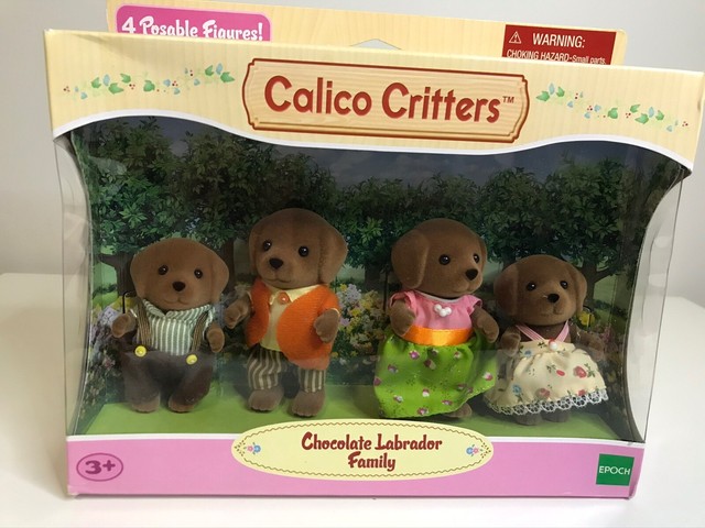 sylvanian families chocolate labrador family