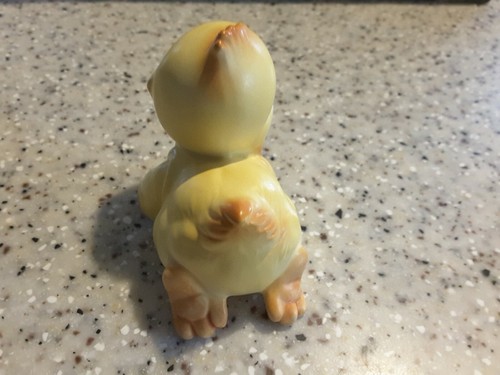 Norcrest Vintage Baby Chick  Blue eyed Whimsical Duck A573 Japan