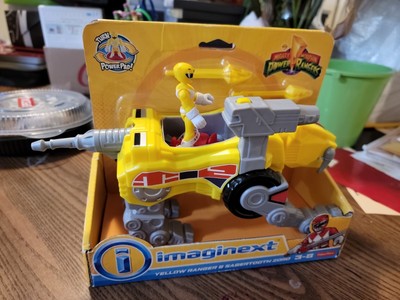 Power Rangers Imaginext Mighty Morphin Yellow Ranger & Sabertooth Zord (MISB)