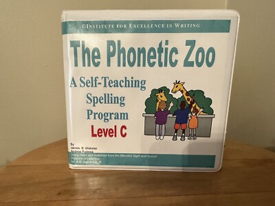 IEW Excellence in Spelling - The Phonetic Zoo Level C Set - Discs and Cards