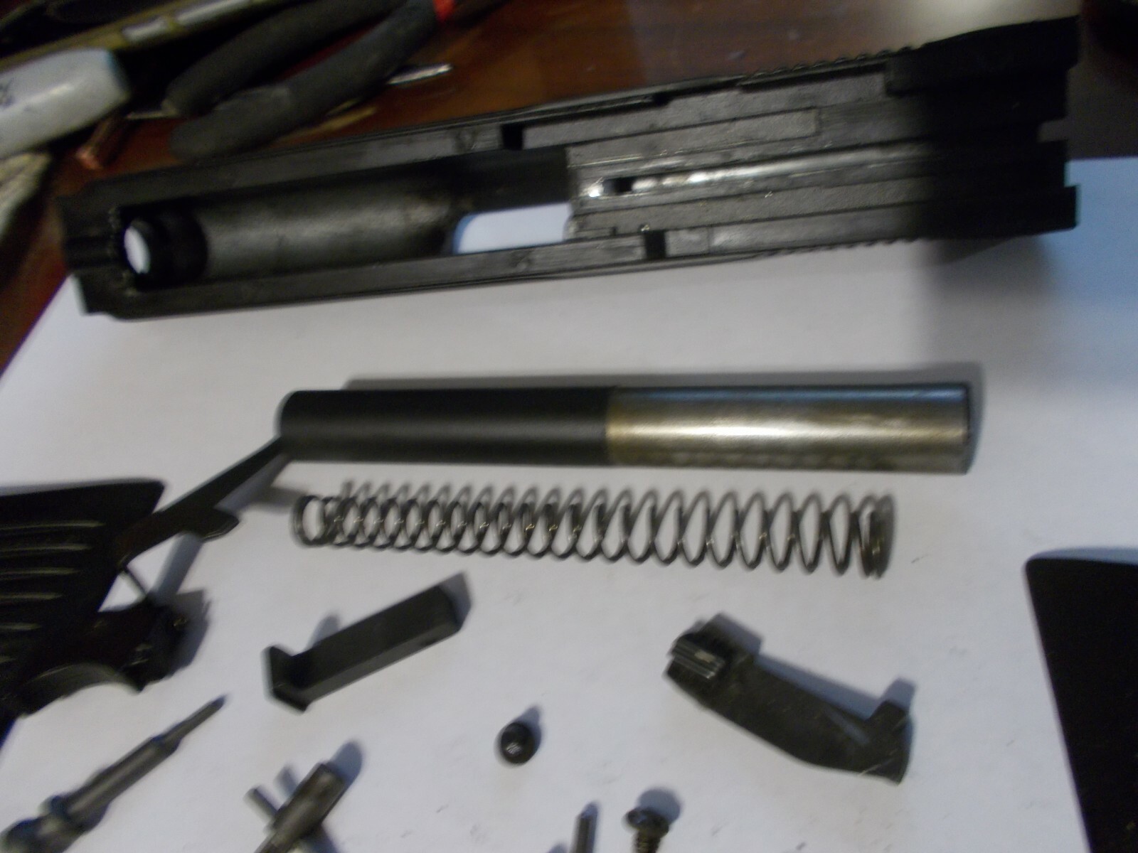 lorcin l9 9mm parts kit complete as pictured slide grips barrel internals