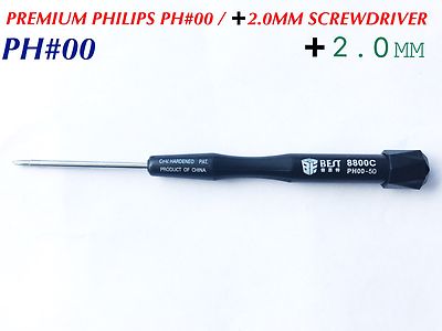 Premium Cross Phillips screwdriver 2.0mm PH#00 Apple MacBook Pro PC Laptop