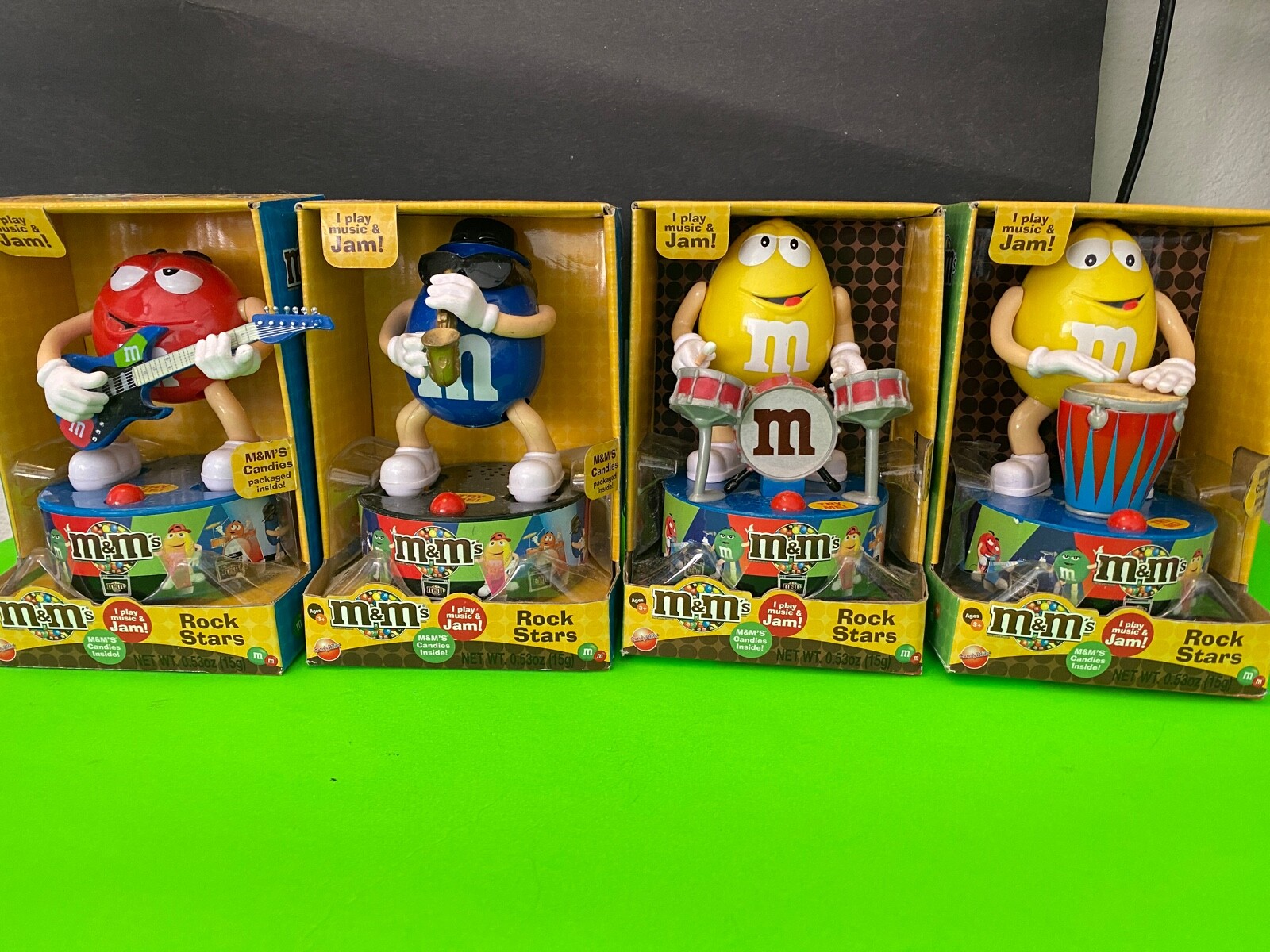 新品電池入m&m's m&m's ロックスターズ ミュージック