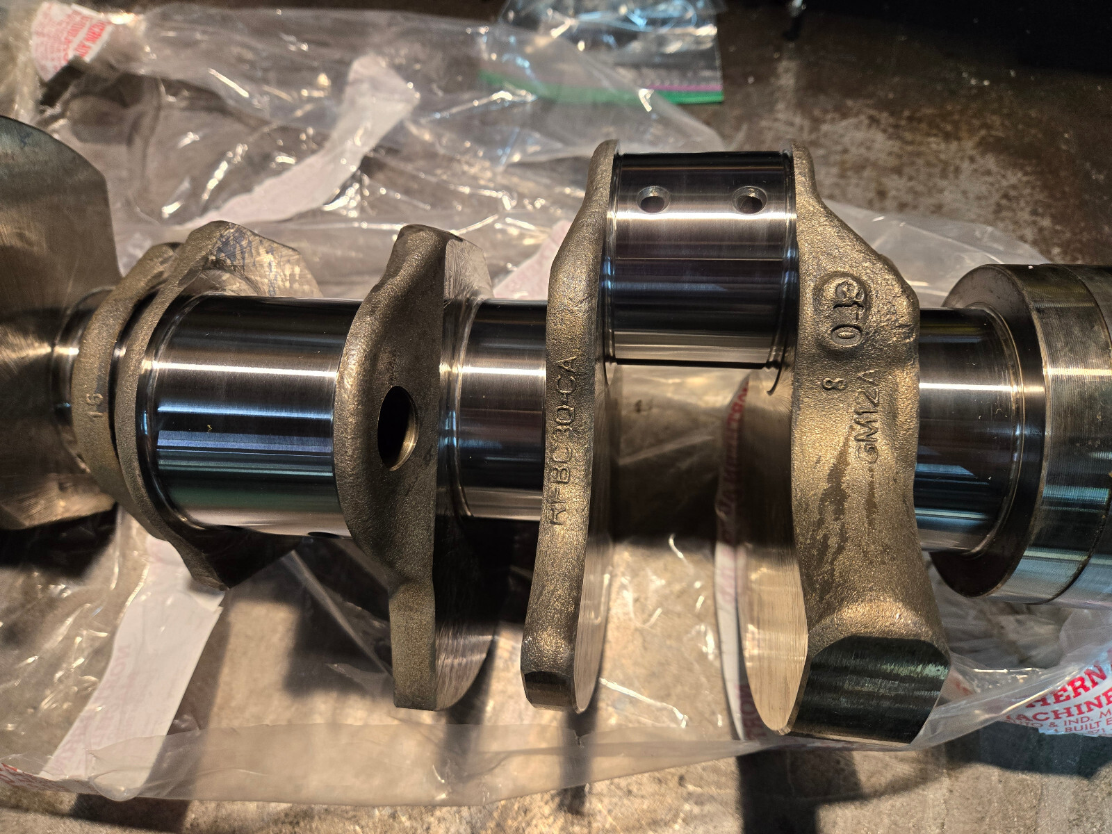 2011-2015 Ford 6.7 Powerstroke Diesel Crankshaft SONOFLUXED POLISHED STANDARD - Picture 3 of 12