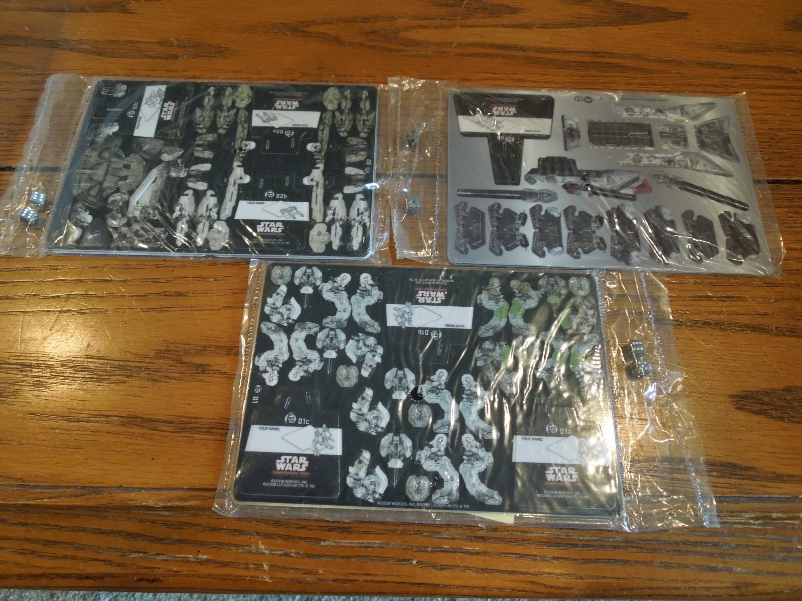 Star Wars Pocket Model Game Pack Lot of 3 in Packaging 2008 Wizkids Inc