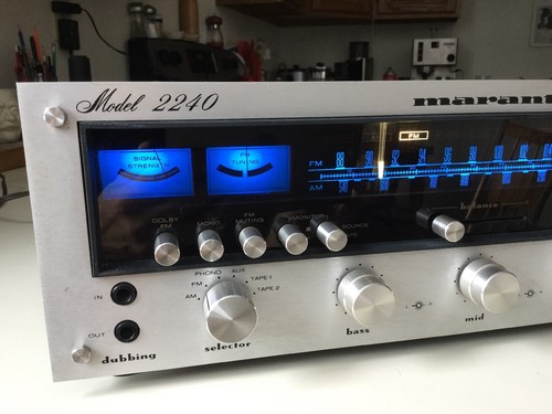 Vintage MARANTZ 2240 Stereo Receiver. Very Clean, Just Serviced. Serial # 5326