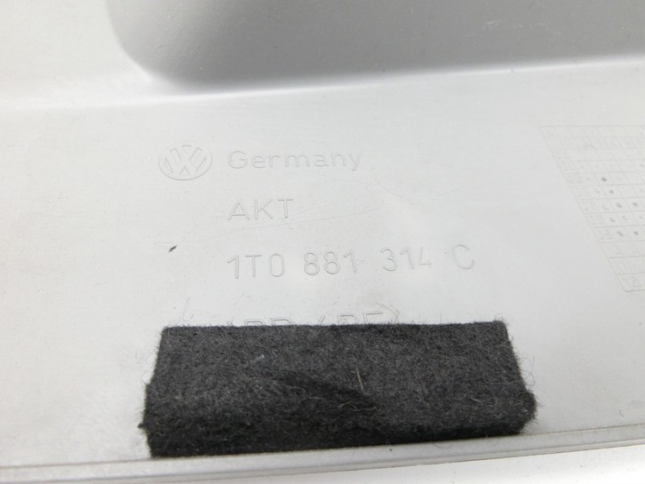 Abertura interior moldura para asiento exterior conductor auxiliar derecha delante VW Touran 1T 03-06 - Bild 5