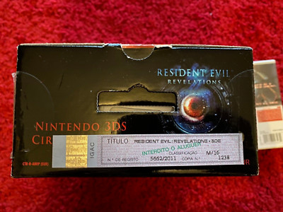 Resident Evil Revelations + Circle Pad Pro + Pre Sale Box Nintendo 3DS SEALED
