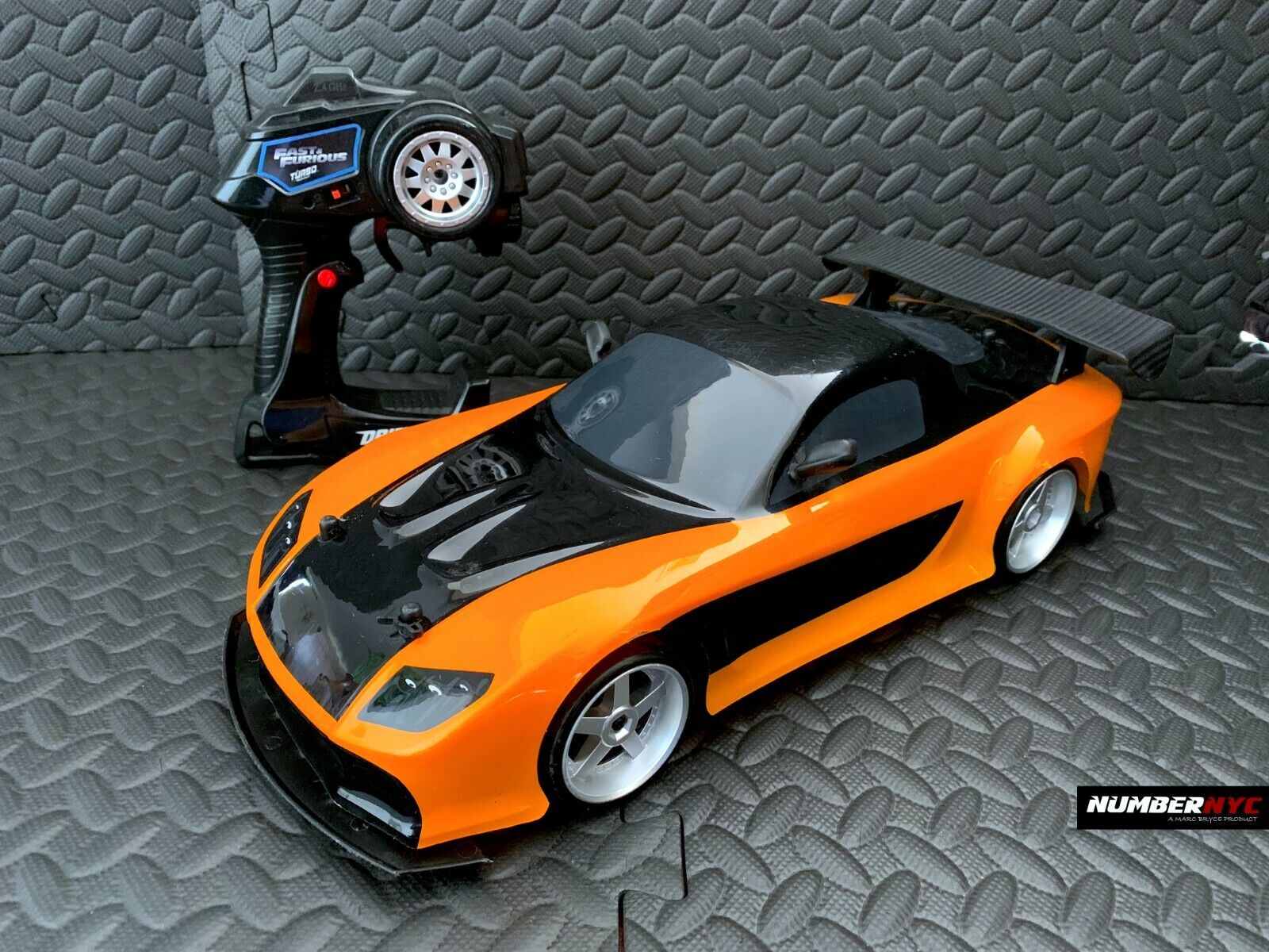 Jada Toys Fast & Furious Han's Mazda RX-7 Drift RC Car 1 10 Jada Toys Fast & Furious Han's Mazda RX-7 Drift RC Car 1 10