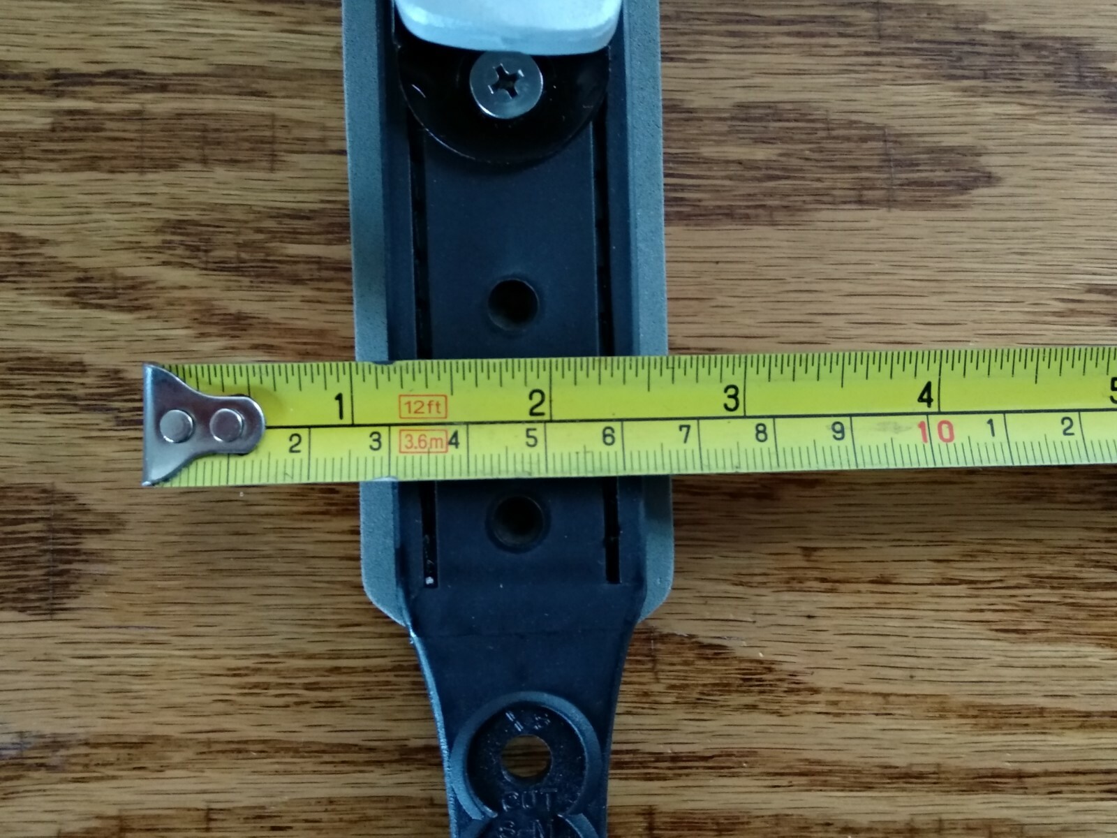 1 PAIR BLACK & GRAY 7 INCH SNOWBOARD RATCHET TOE STRAPS BINDING REPLACEMENT