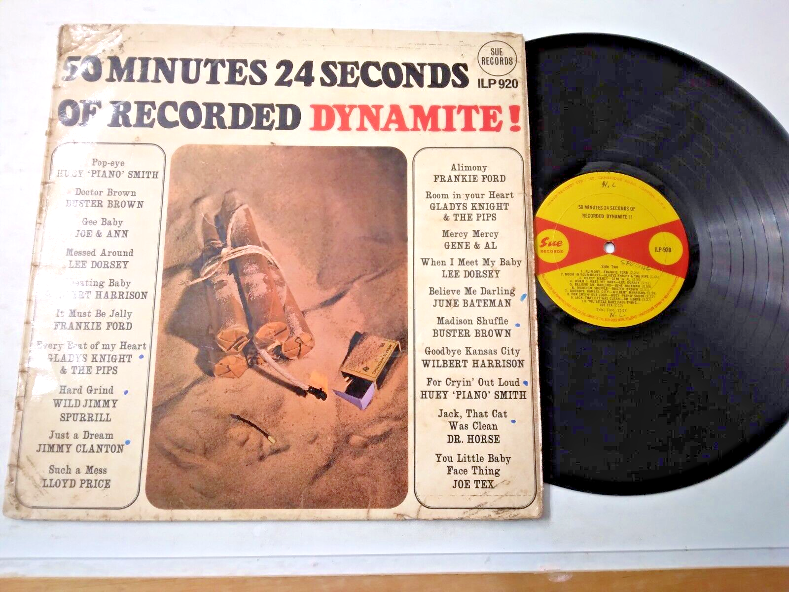 英LP Various 50 Minutes 24 Seconds Of Recorded Dynamite! ILP920 SUE /00260 Amazon.com: 50 Minutes 24 Seconds Of Recorded Dynamite! [LP