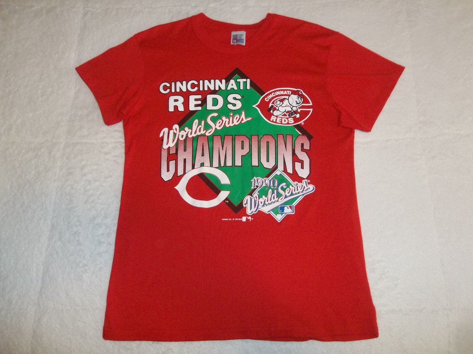 Cincinnati Reds 1990ワールドシリーズチャンピオン スウェット Vintage 1990 Cincinnati Reds World Series Champions