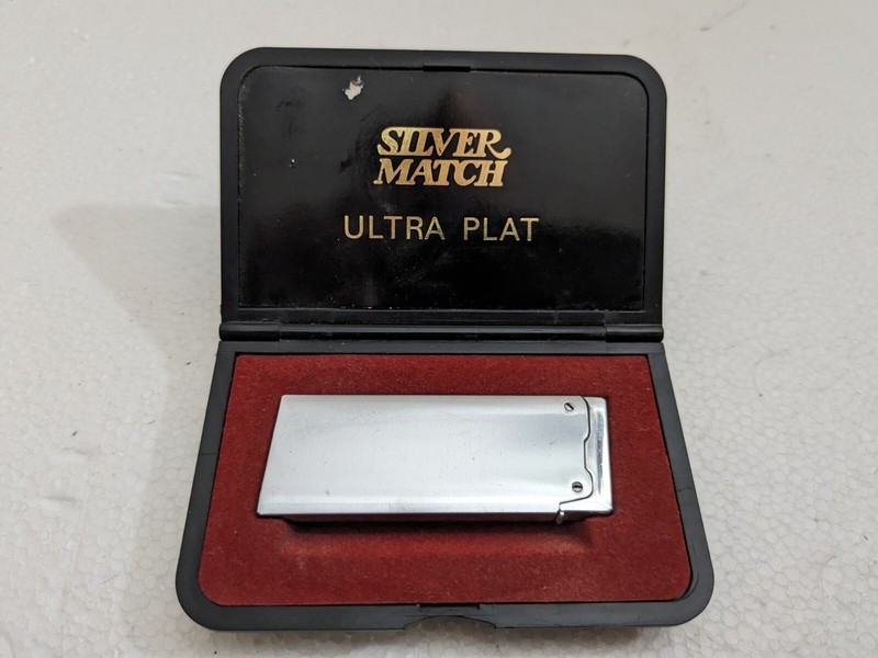 Briquet Gaz Ultra Plat Silver Match