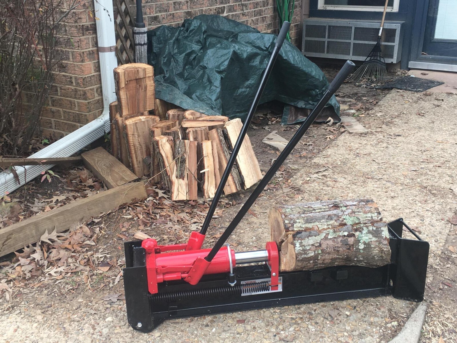 Pump Manual Firewood Wood Log Splitter Machine New