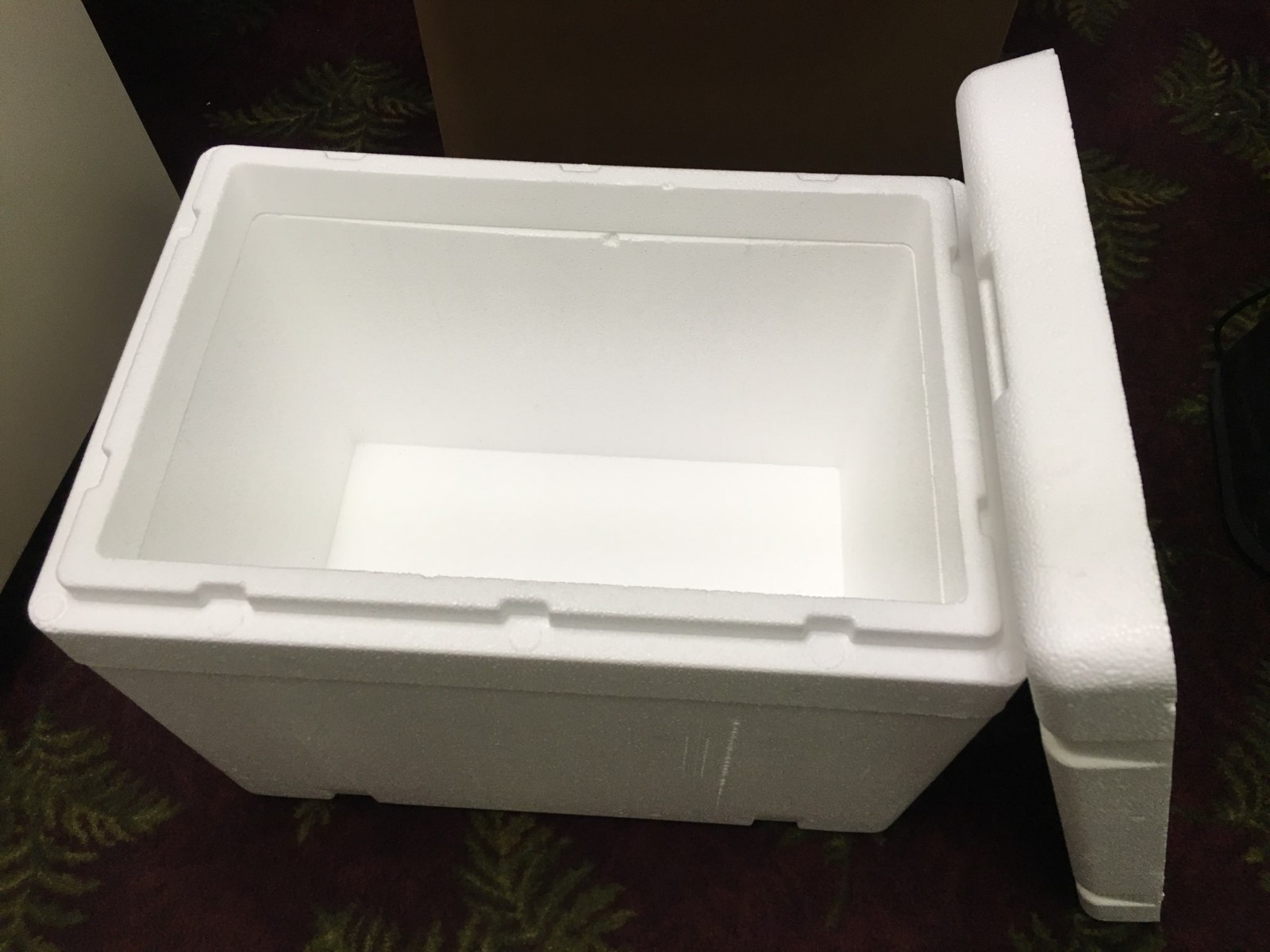 Large Styrofoam Cooler Insulated 19.5