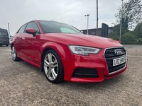 2017 Audi A3 1.6 TDI S Line 3dr + SAT NAV / 20 TAX / ULEZ / HALF LEATHER / DAB H