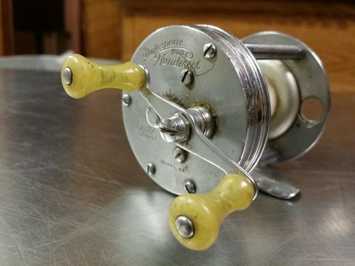 Vintage Shakespeare 1920 Wondereel Model GE Fishing Casting Reel, Inglis Canada