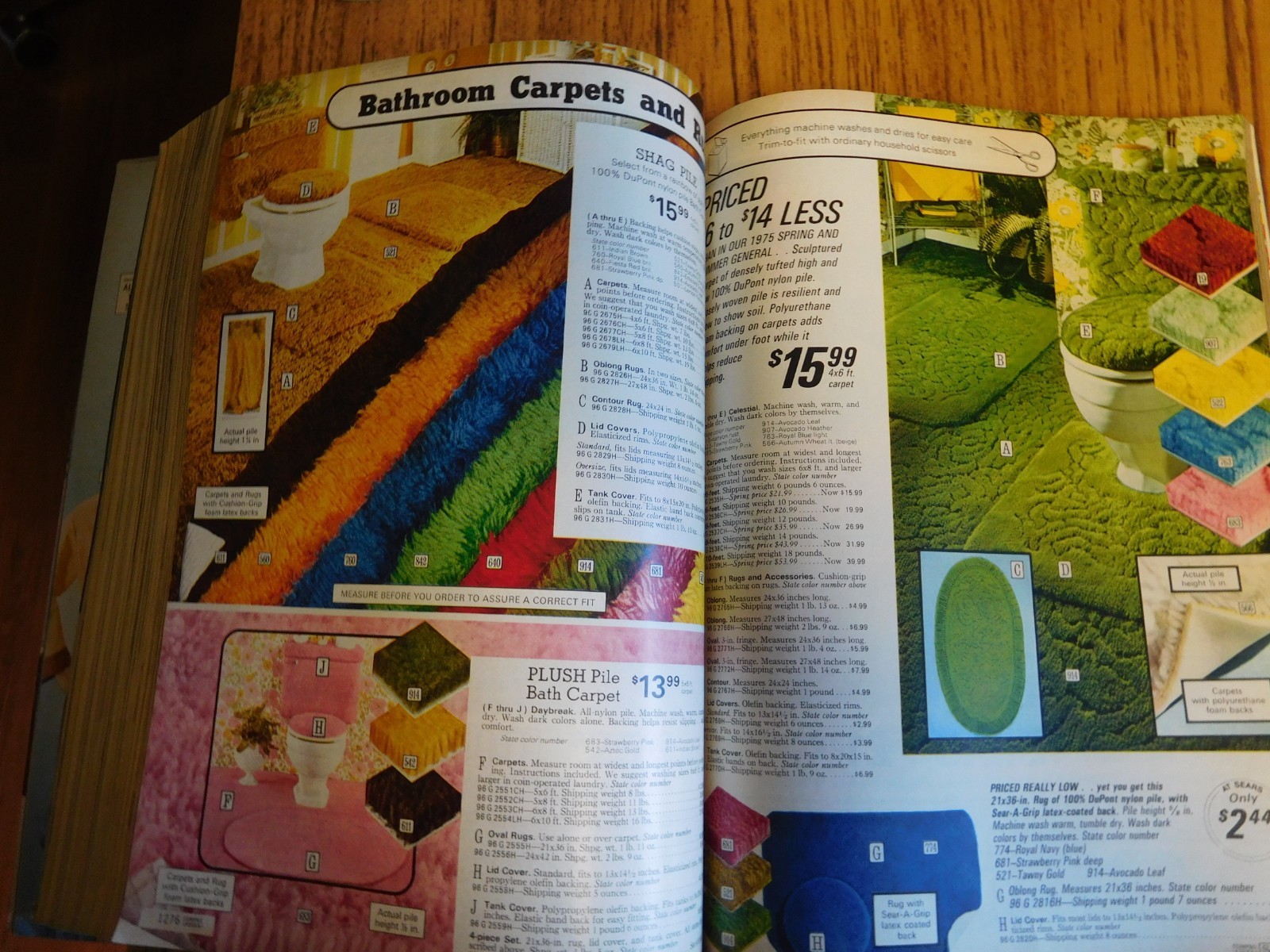 VTG 1975 Sears FALL and WINTER Catalog ~ Mid-Century Modern Fashion Home Decor