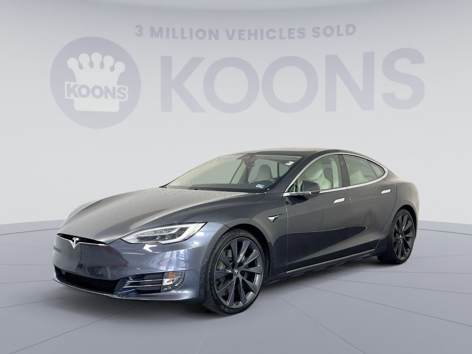 2018 Tesla Model S 75d 30947 Miles Silver Metallic Used Tesla Model S