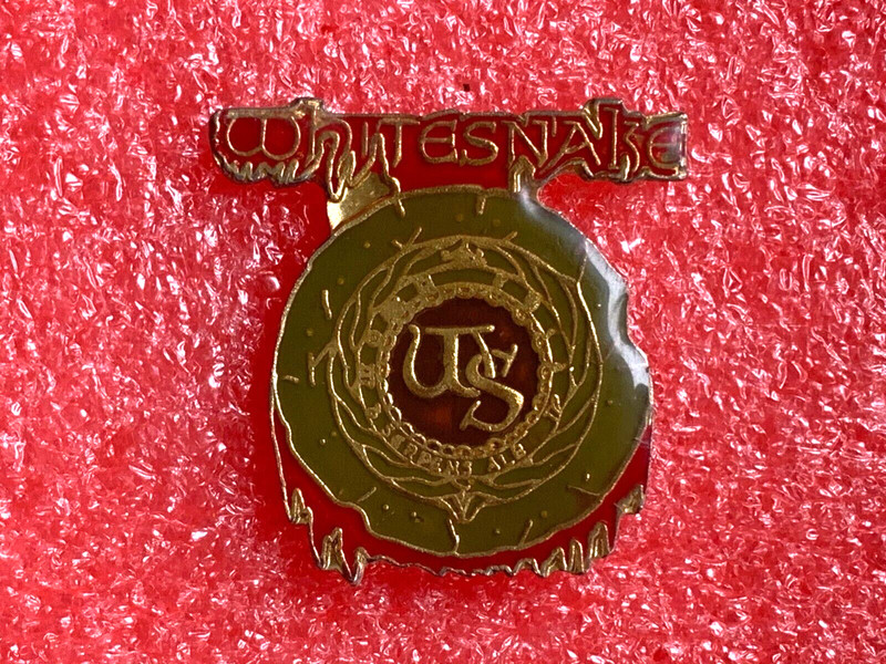 T20 Pins Whitesnake Ws 1987 David Coverdale Vintage Lapel Pin Pinback Button