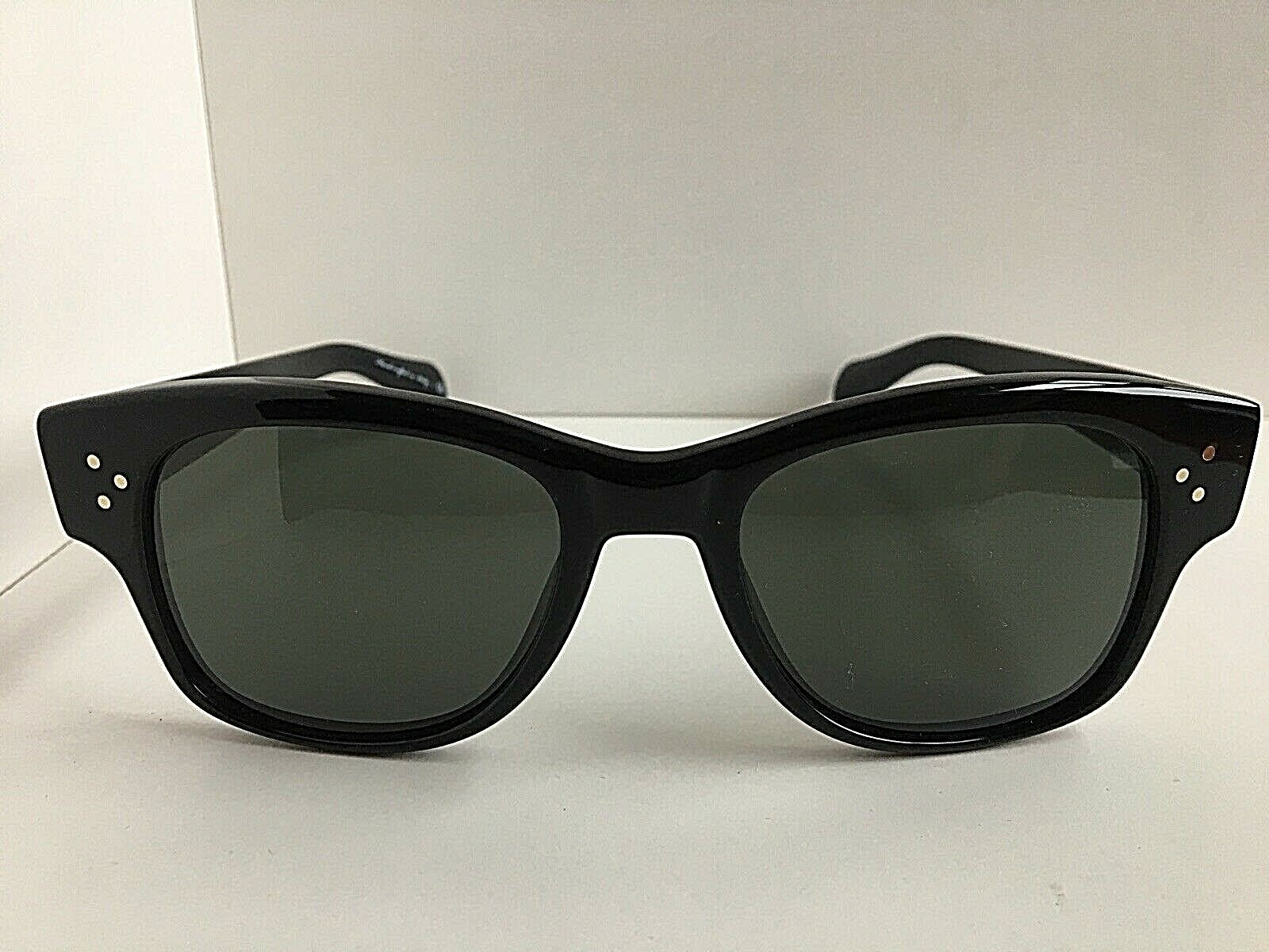 Pre-owned Oliver Peoples Polarized  Ov 5242s 1005/p2 Jannsson 51mm Black Men Sunglasses