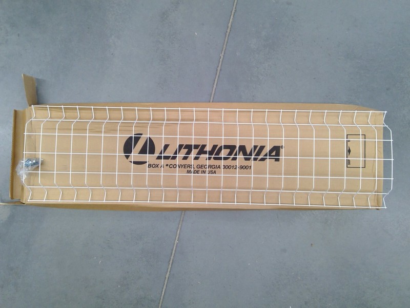 Lithonia WGAFPV Wireguard for 48" Fluorescent Fixture, White **Free Shipping**