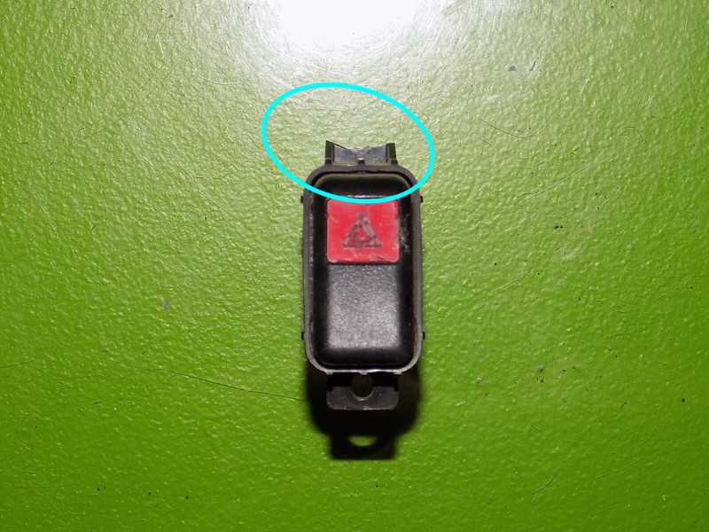 97 98 99 00 01 Prelude OEM hazard flasher dash control switch button
