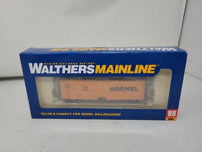 WALTHERS MAINLINE HO SCALE NADX HORMEL 50' STEEL MEAT REEFER CAR #158 910-3502