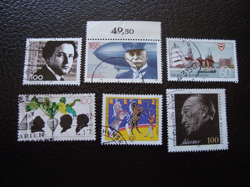 Allemagne (Rfa) - Timbre Yvert Et Tellier NÂ° 1423 A 1428 Obl (A3)Stamp Germany(A