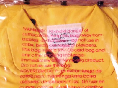 New Heavy Duty PVC Rain Jacket & Detachable Hood #0060332 Size Large