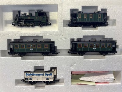 TRIX HO 21229 TRENO PASSEGGERI LOCALE BAVARESE USATO  CON SCATOLA ORIGINALE